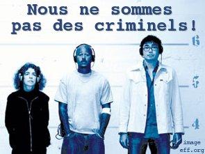 Nous ne sommes pas des criminels